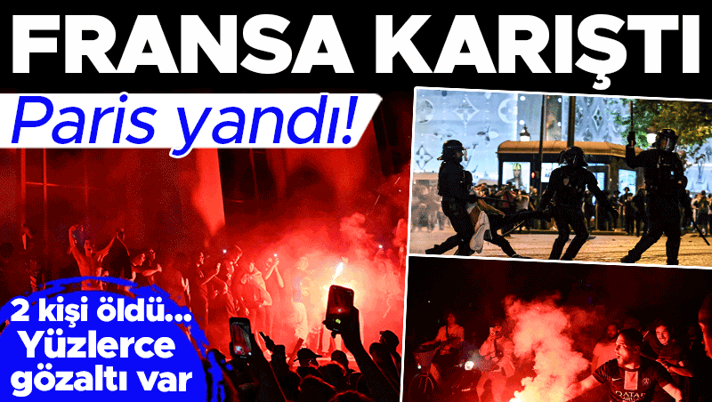 PSG Şampiyonluk Kutlamaları Fransa'da Şiddete Dönüştü: 2 Ölü, 559 Gözaltı