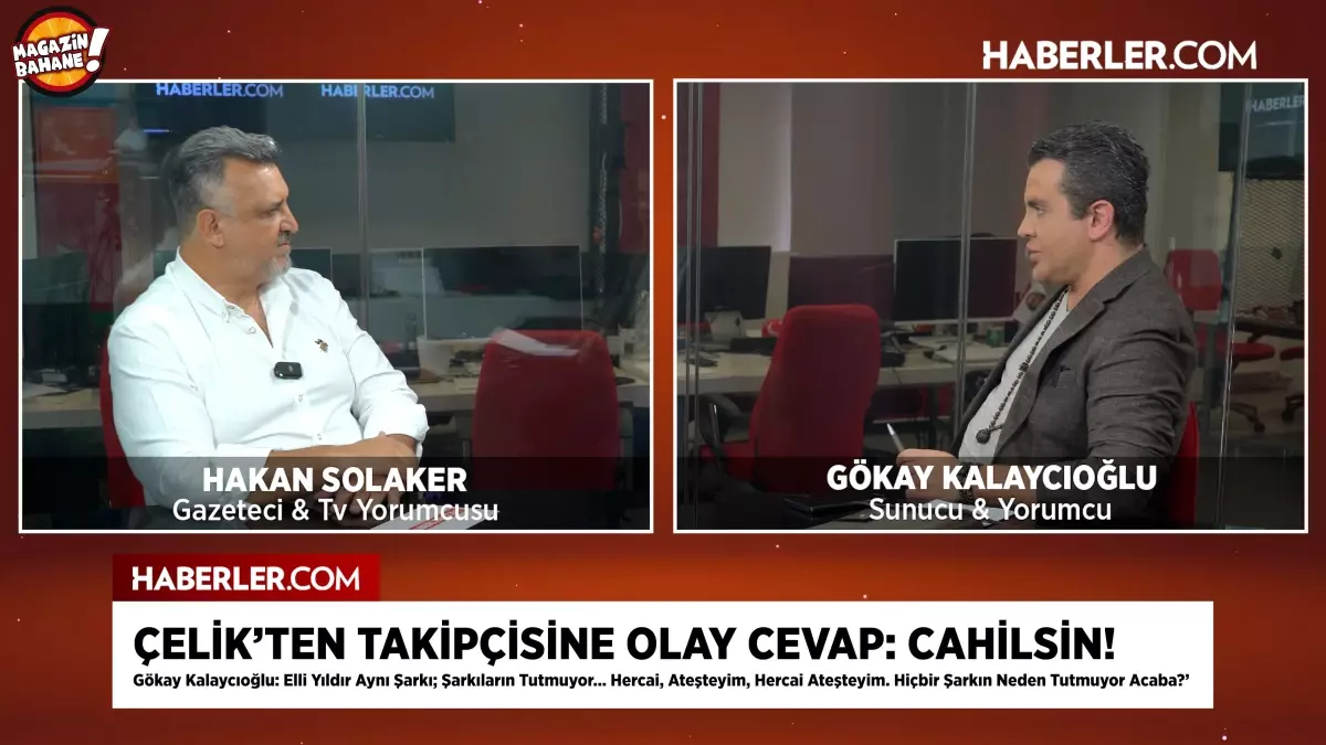 Çelik'in Takipçisine Verdiği 