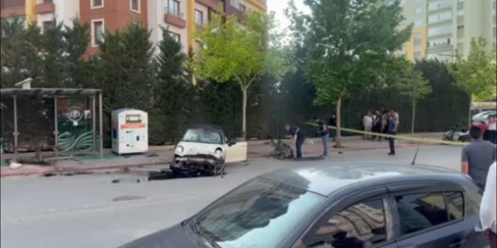 Konya'da Kontrolden Çıkan Otomobil Motokuryeye Çarptı: 1 Ölü