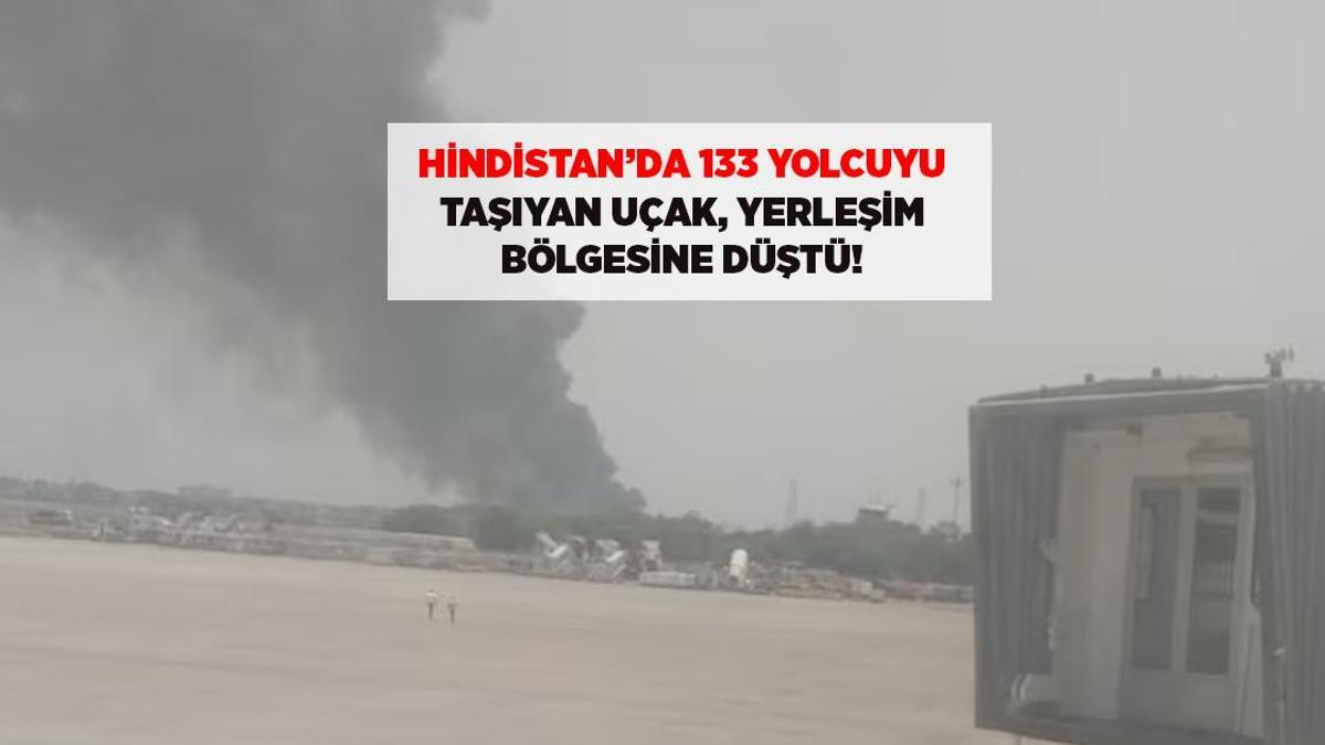 Hindistan'da Yolcu Uçağı Düştü: Arama Kurtarma Çalışmaları Başladı