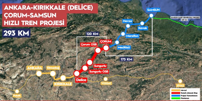 Delice-Çorum Hızlı Tren Hattı İçin Temel Atıldı: 8 Milyon Kişiye Hızlı Tren Konforu