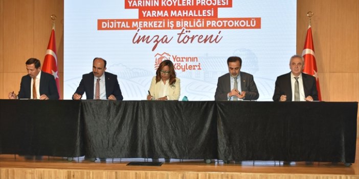 Konya'da Yarının Köyleri Projesi İçin Protokol İmzalandı