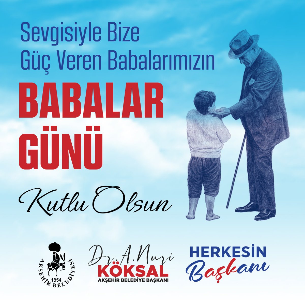 Akşehir Belediyesi'nden Babalar Günü Mesajı