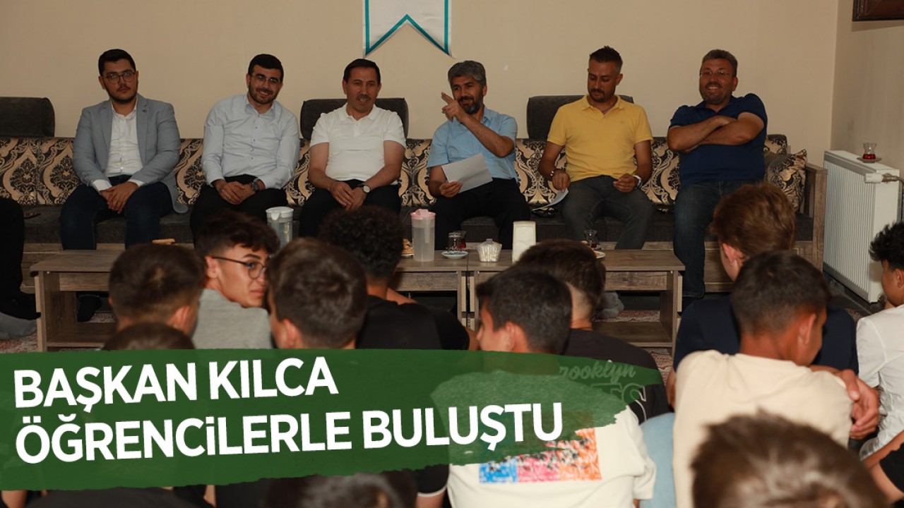 Karatay Belediye Başkanı Hasan Kılca Öğrencilerle Buluştu