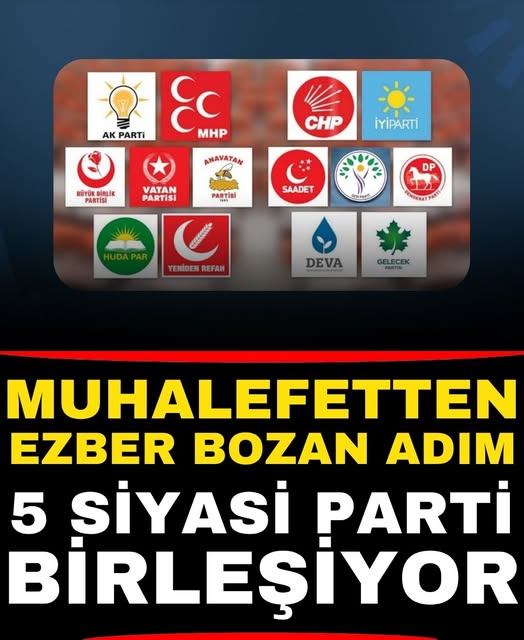 Ankara'da 5 Parti Birleşme Kararı Aldı
