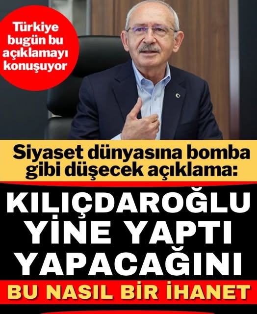 Kılıçdaroğlu'ndan Sert Açıklama: 