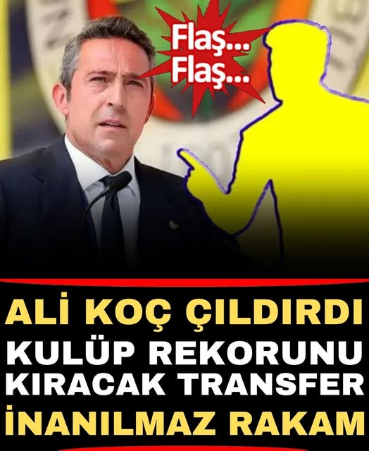 Ali Koç'tan Transfer Bombası: Tan Yerinden Oynatacak Hamle