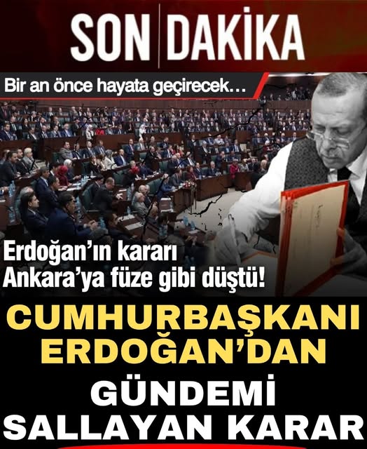 Erdoğan'dan Gündemi Sallayan Karar: Detaylar