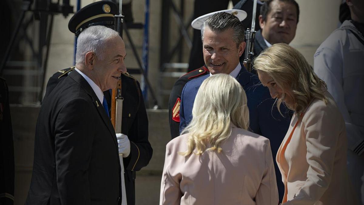 Netanyahu ve ABD Savunma Bakanı Pentagon'da Görüştü