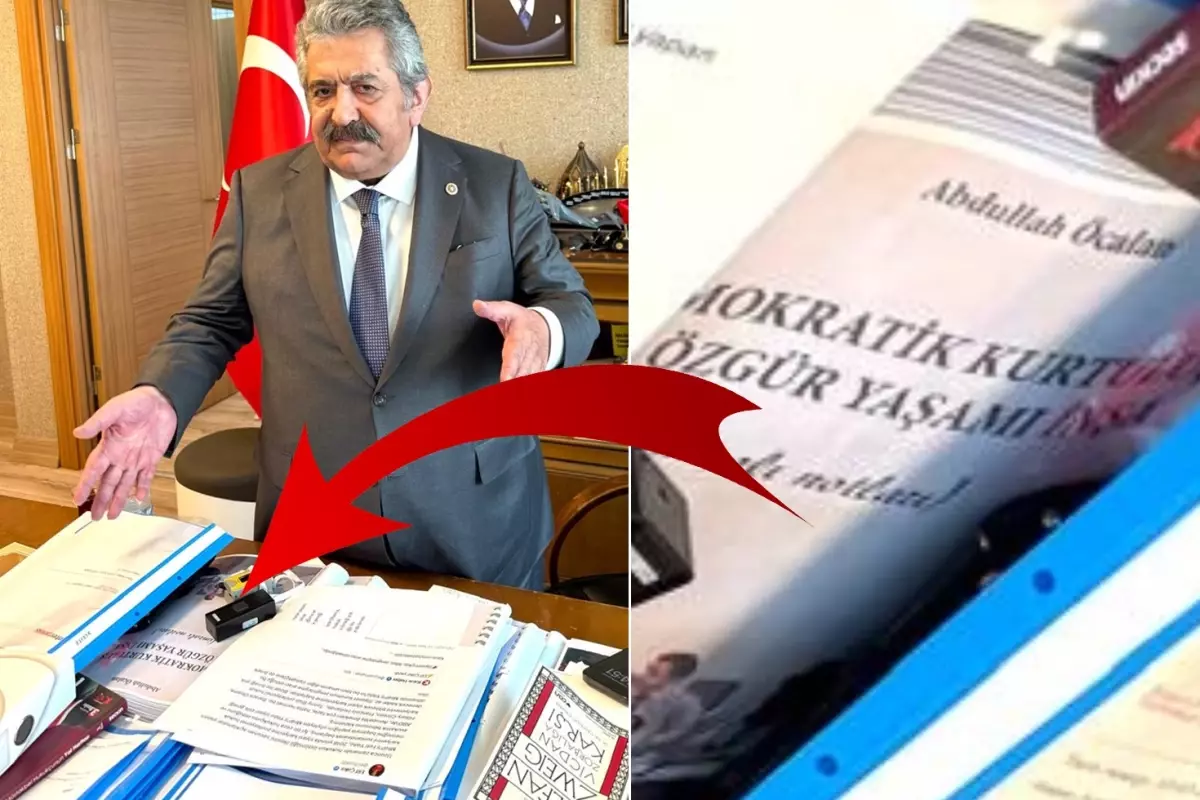 MHP'li Vekilin Odasında Öcalan Kitabı: Tepki Çeken Detay
