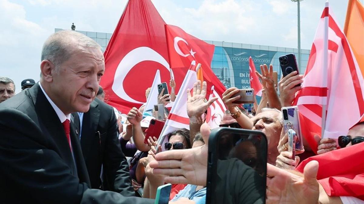 Cumhurbaşkanı Erdoğan, Kıbrıs Barış Harekatı'nın 51. Yıl Dönümünde KKTC'de