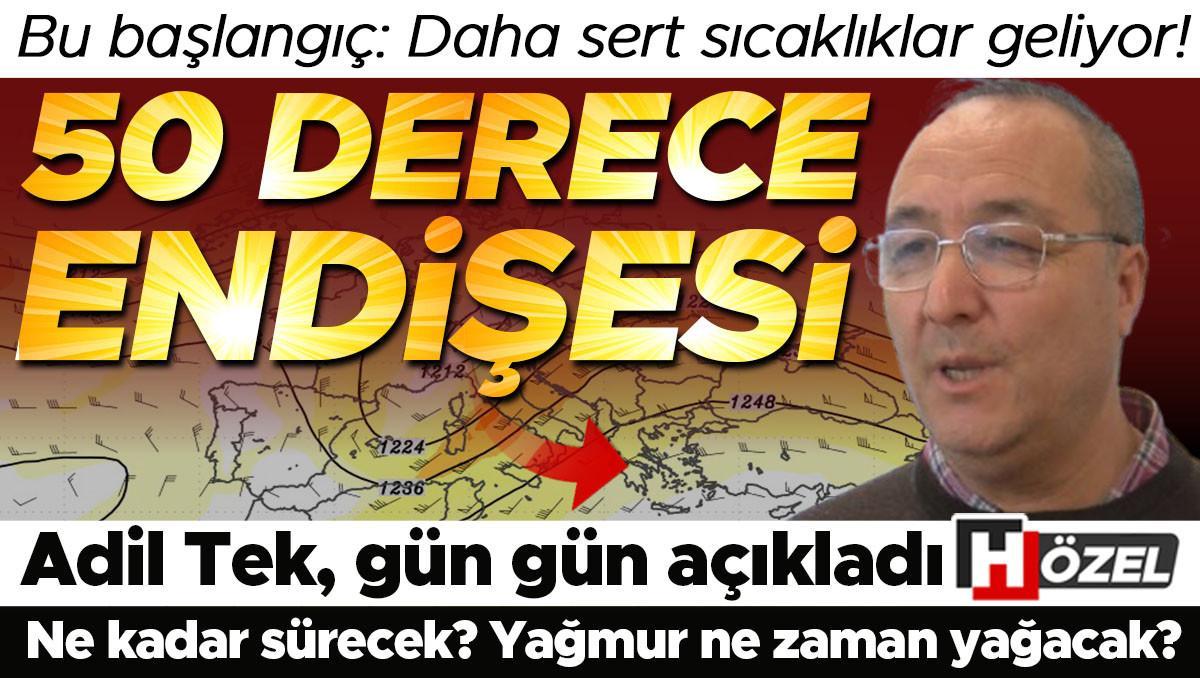 Türkiye'yi Kavuran Sıcak Hava Dalgaları: 50 Derece Endişesi ve Yağmur Beklentisi
