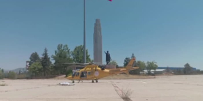 Konya'da Ambulans Helikopter Kalp Krizi Geçiren Hasta İçin Kalkış Yaptı
