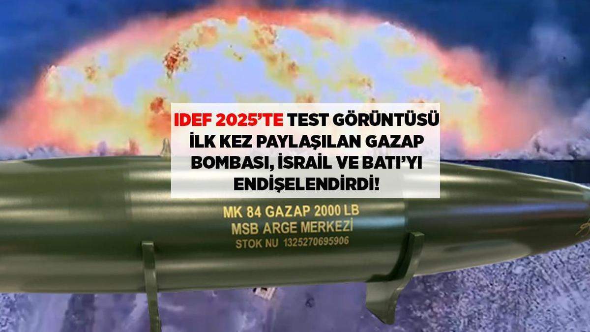 Türkiye'nin Yeni Uçak Bombası GAZAP İsrail ve Batı'yı Endişelendirdi