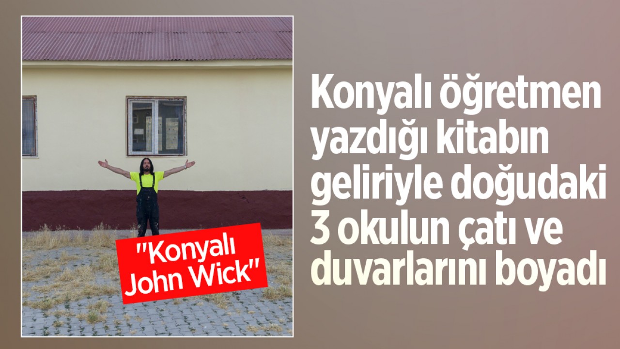 Konyalı Öğretmenin Kitap Geliriyle Doğu'daki Okullara Yardım Eli
