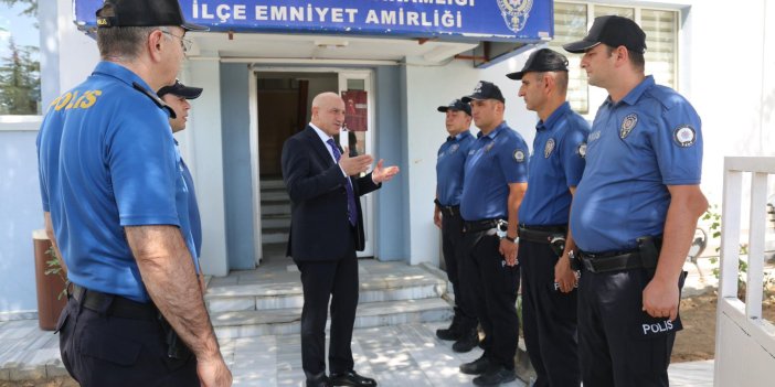 Konya Emniyet Müdürü Yüksek, Tuzlukçu, Yunak ve Çeltik'te Denetim Yaptı